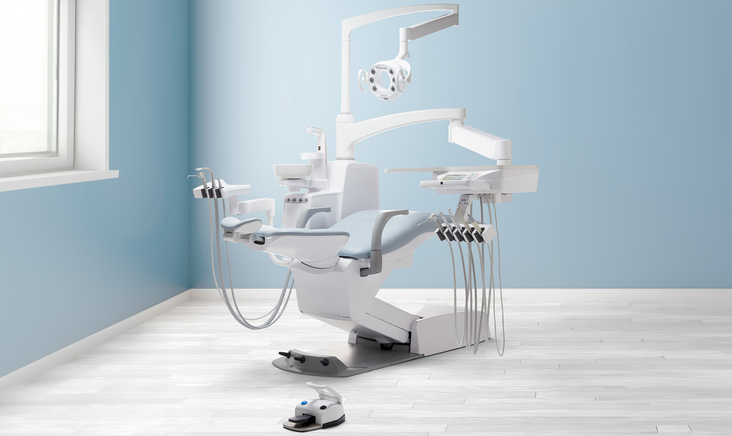 Healthcare dental chair Industrial design Takara Belmont